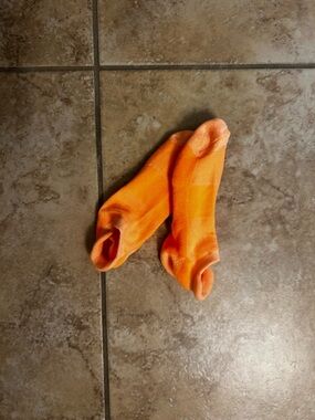 Orange Low-Cut Athletic Socks